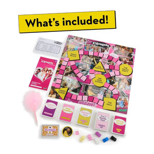 Clueless Party Board Game One Size Pink Yellow